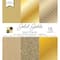 DCWV® Solid Golds Mat Stack® Cardstock Paper Pad, 6" x 6"